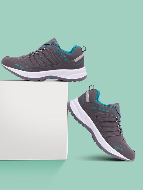 grey mesh sport shoes - 19790727 -  Standard Image - 0