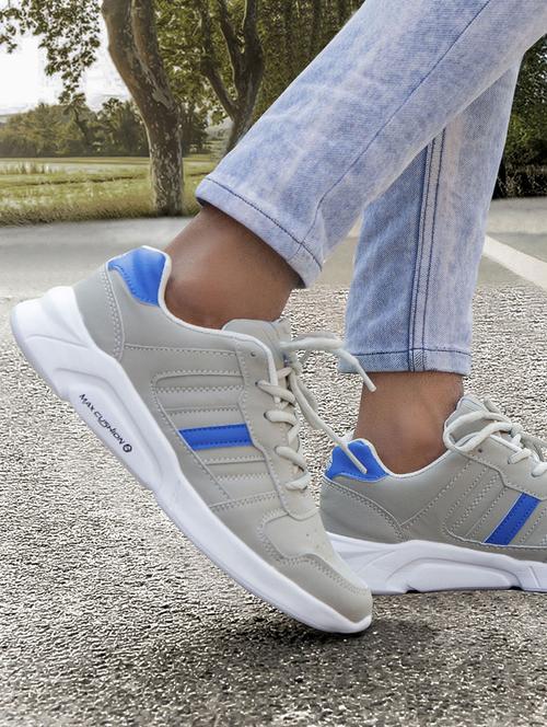 men lace-up running sport shoes - 19790766 - Standard Image - 0