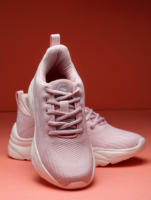 pink lace-up sports shoes - 19791934 - Standard Image - 0