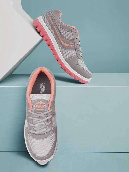 multi colored lace-up sports shoe - 19791999 -  Standard Image - 0