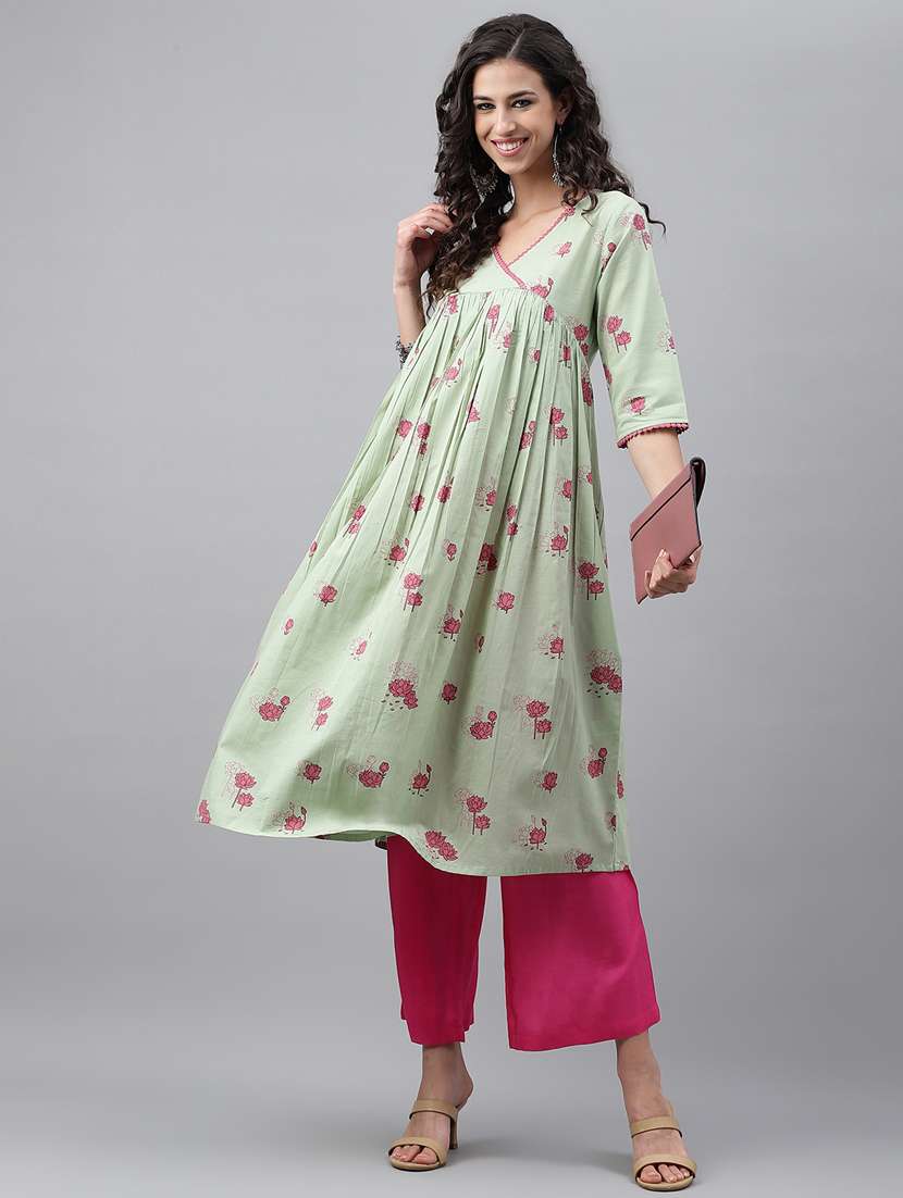 women's flared kurta - 19795541 - Zoom Image - 0