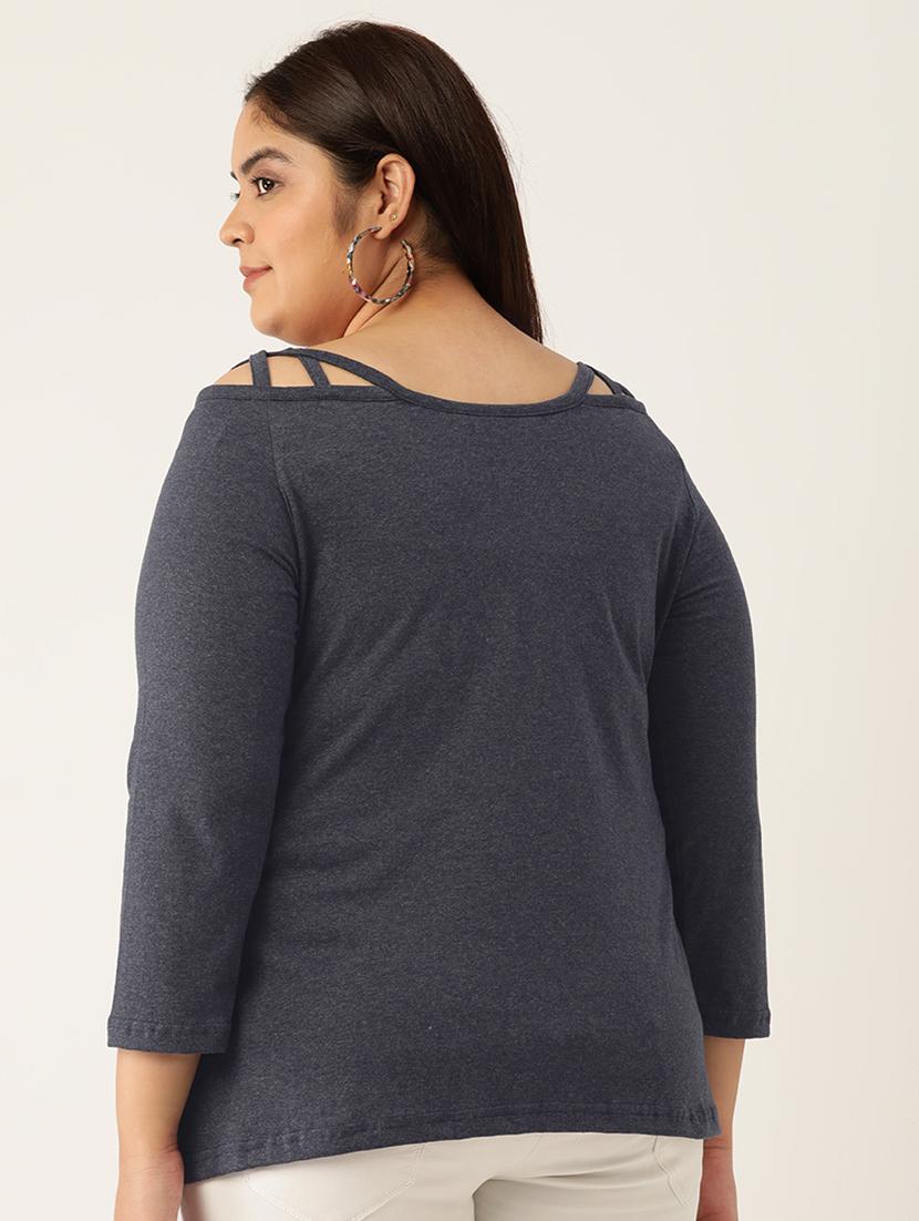women's straight boat neck top - 19795588 - Standard Image - 2