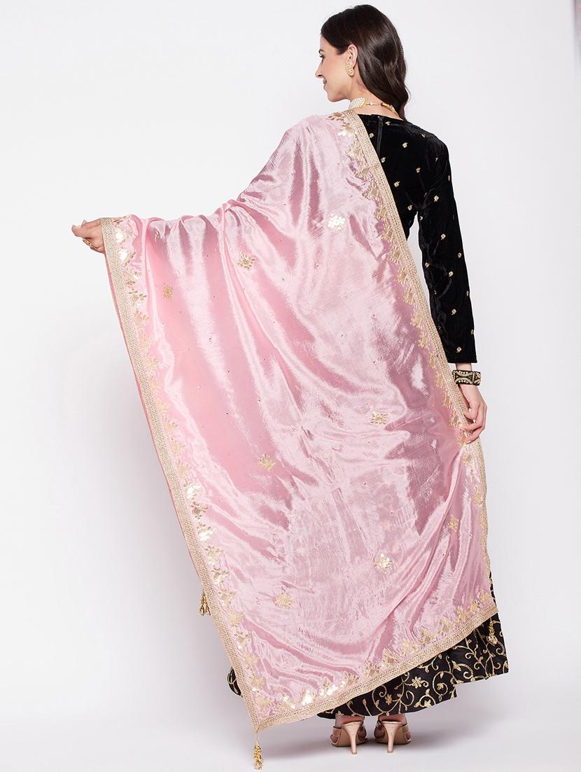 gota work embroidered dupatta - 19795945 - Standard Image - 2