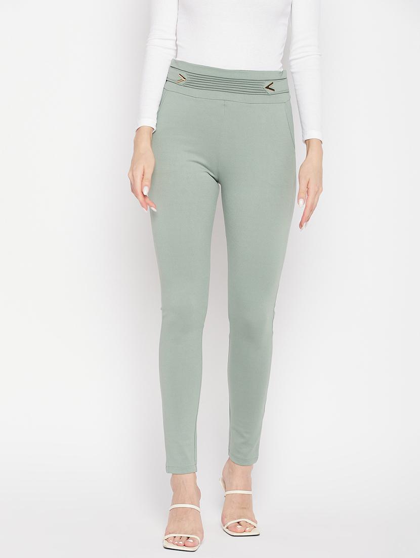 women solid viscose jegging - 19796108 -  Zoom Image - 0