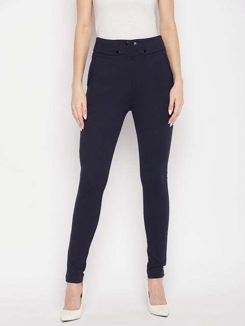 women solid viscose jegging - 19796114 -  Standard Image - 0