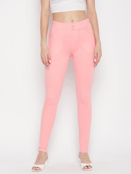 women solid viscose jegging - 19796119 -  Standard Image - 0