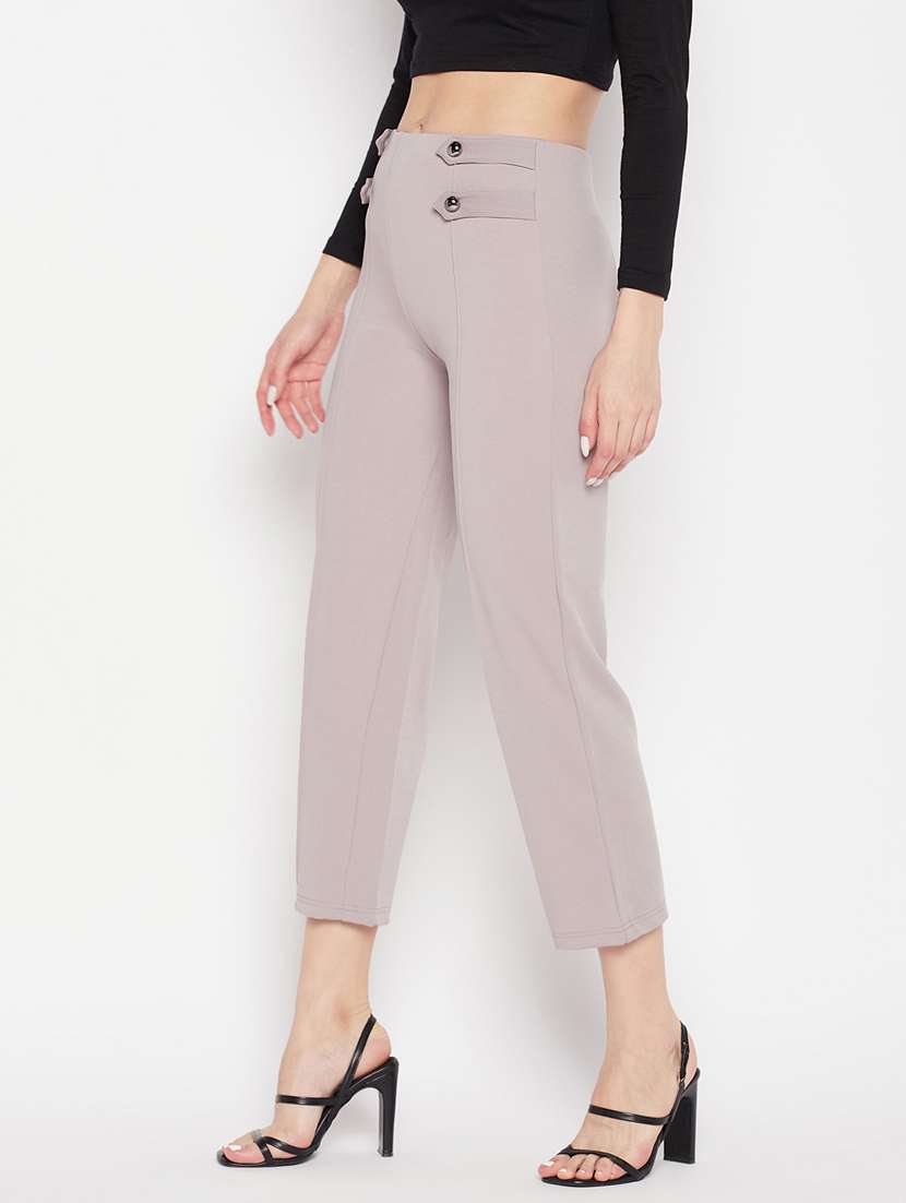 women solid cotton jegging - 19796126 - Standard Image - 2