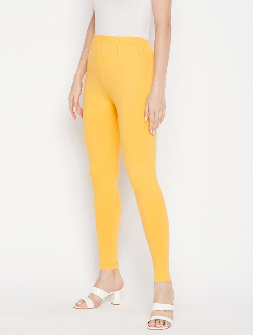 yellow cotton leggings - 19796135 - Standard Image - 2