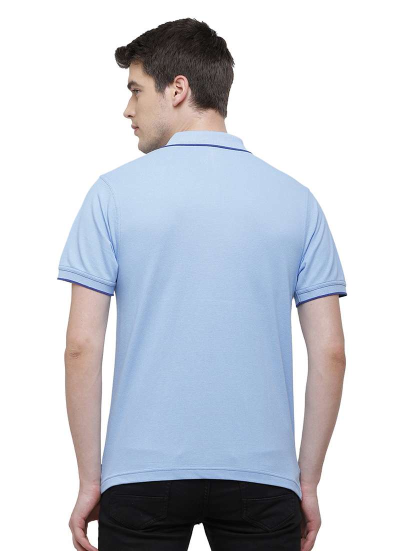 men solid cotton polo t-shirt  - 19803716 -  Standard Image - 2