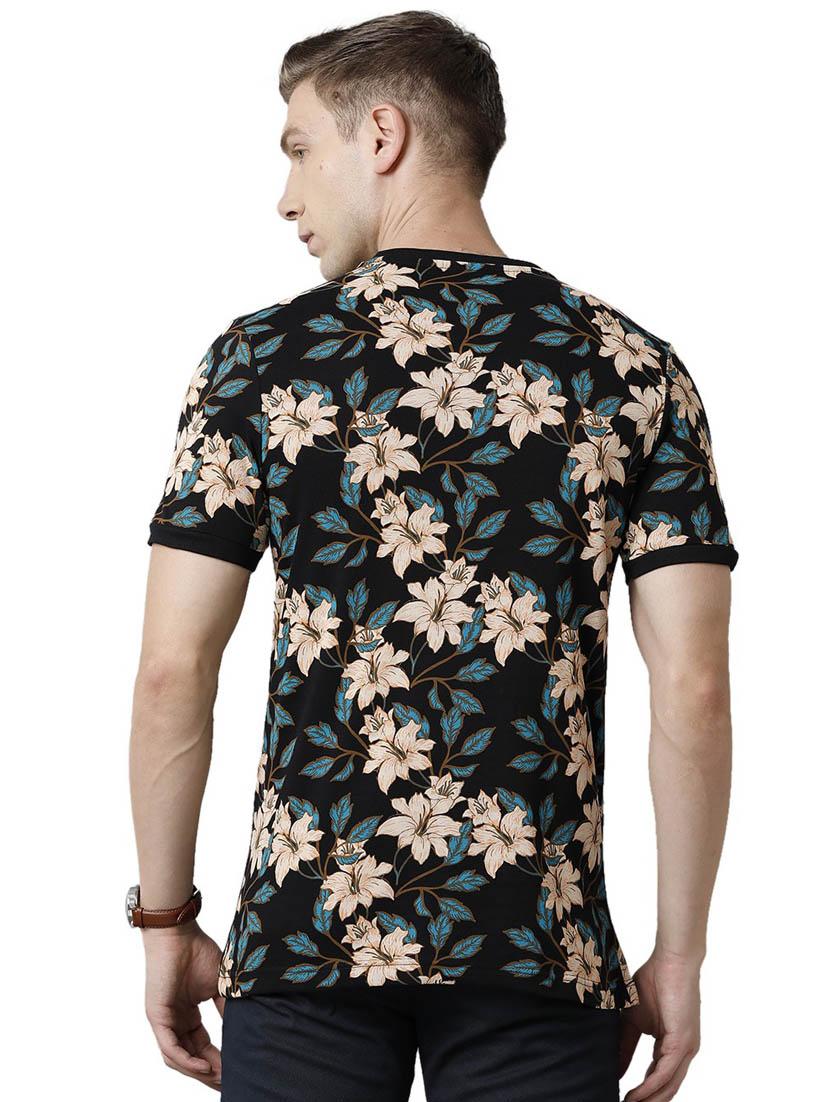 round neck floral printed regular t-shirt - 19803861 - Standard Image - 2