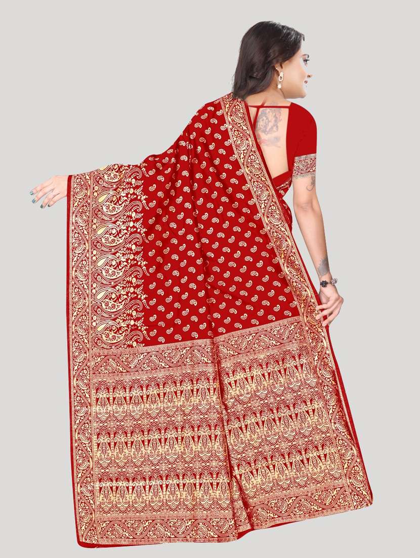 self designed woven saree with blouse - 19804016 - Standard Image - 2