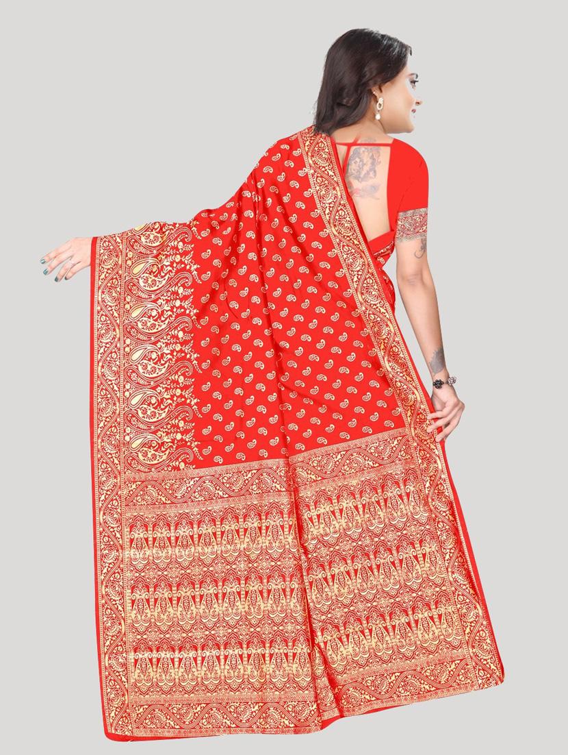 self designed woven saree with blouse - 19804019 - Standard Image - 2