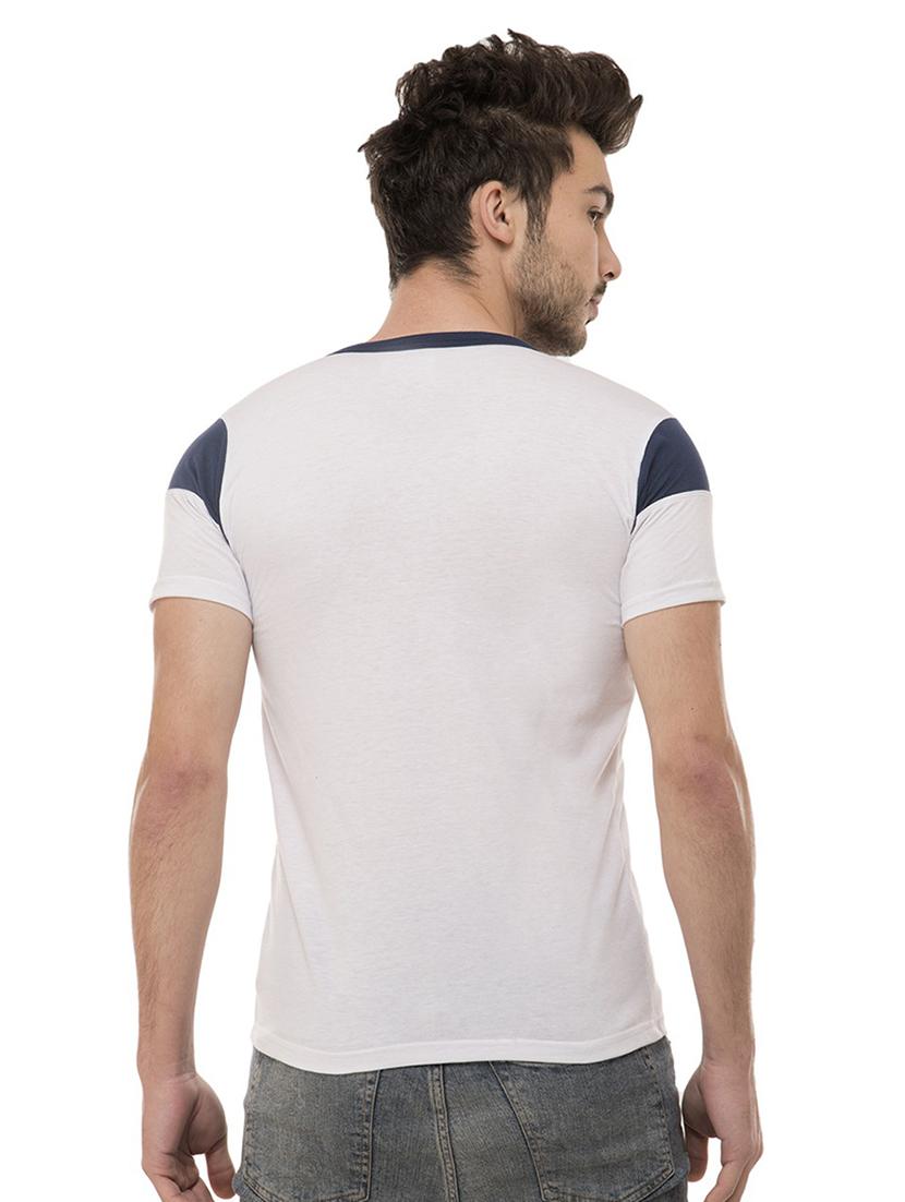 henleys neck color block regular t-shirt - 19806674 - Standard Image - 2