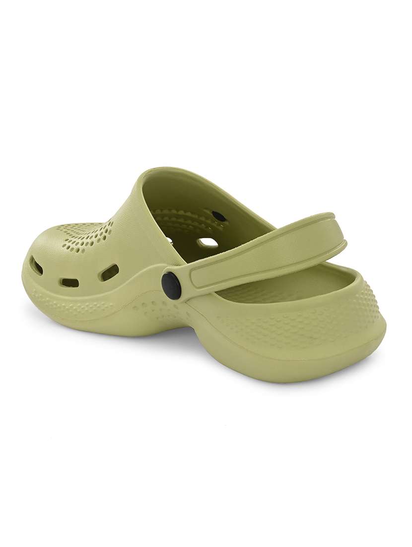 green slip on clog - 19808792 -  Standard Image - 2