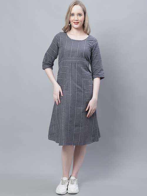 women's striped dress - 19810590 - Standard Image - 0