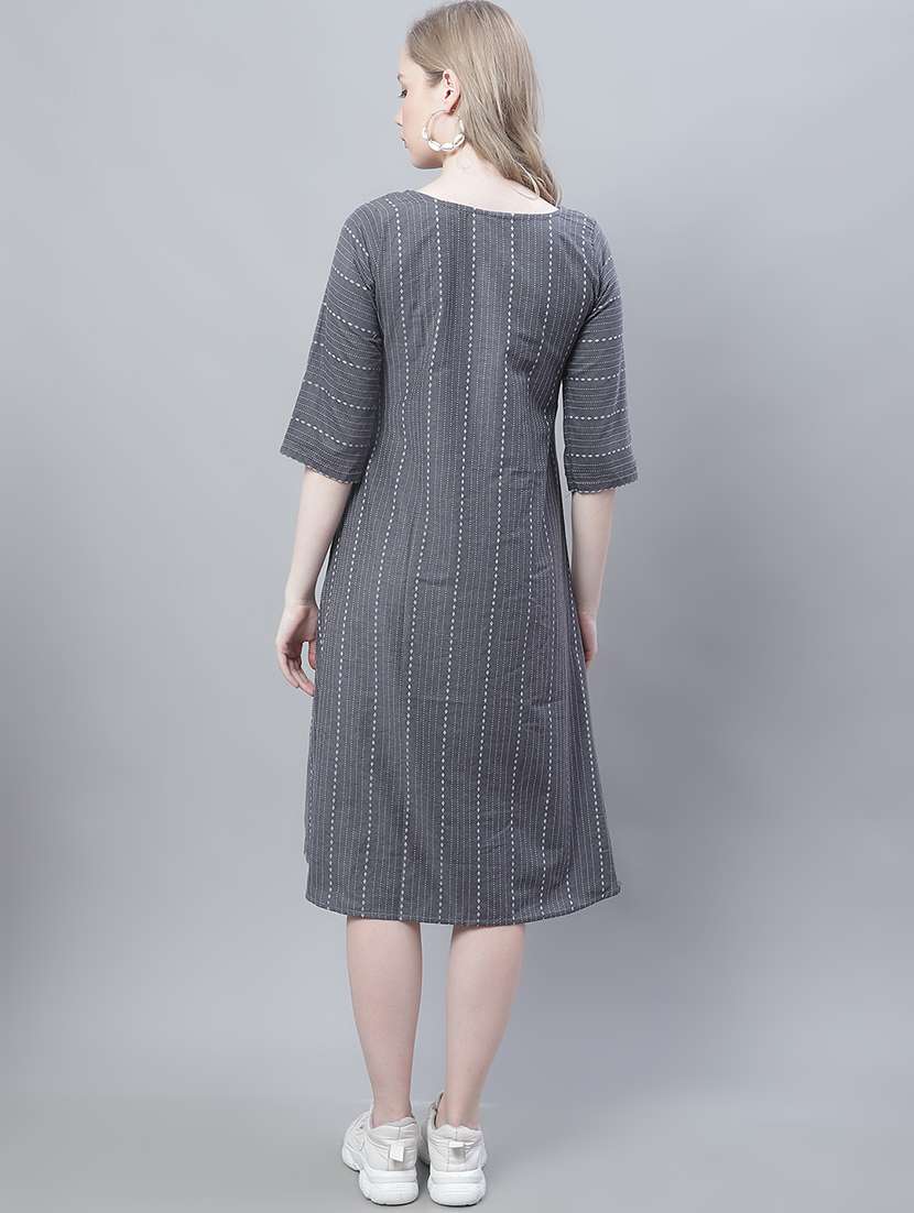 women's striped dress - 19810590 - Standard Image - 2