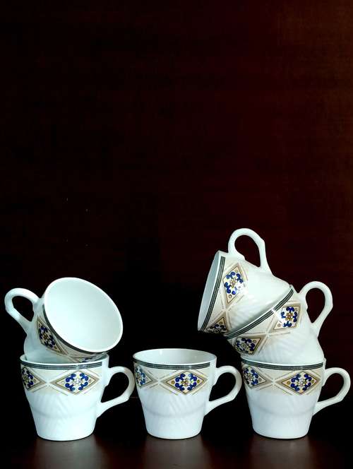 moody panda distinguished set of 6 cups | cupset | tea cups | bone china