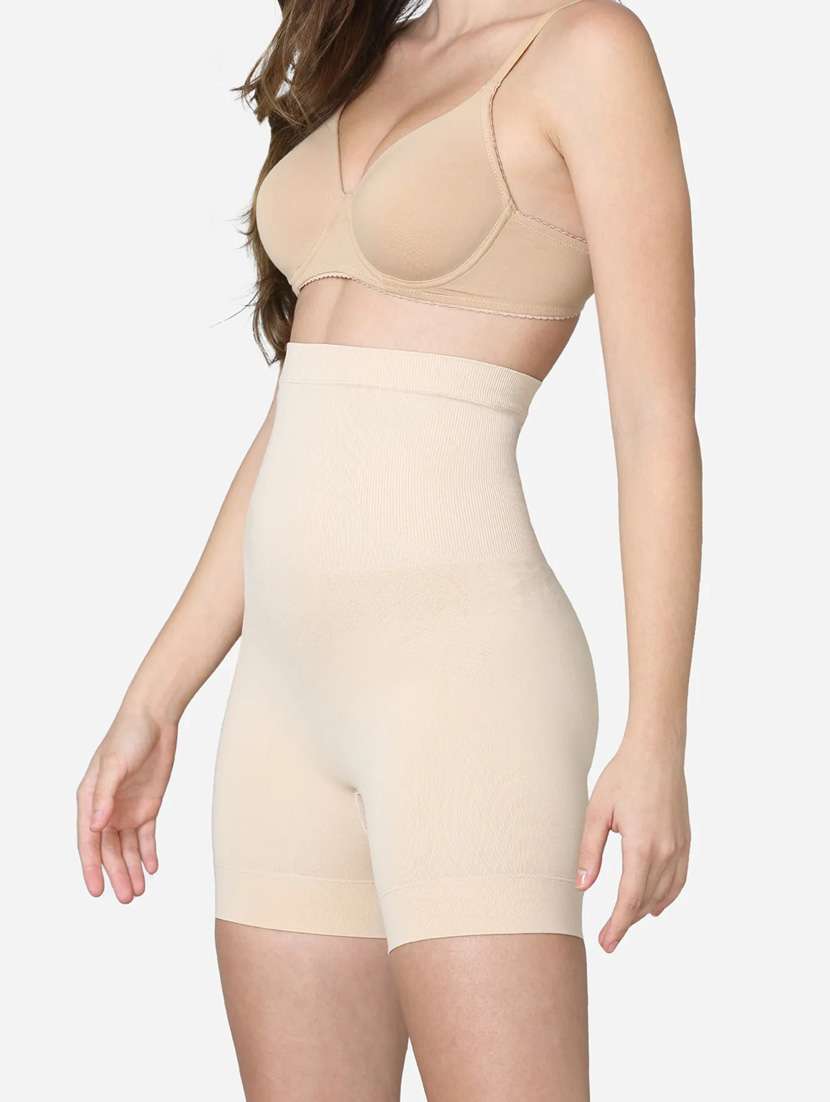 Beige Nylon Tummy Tucker Shapewear