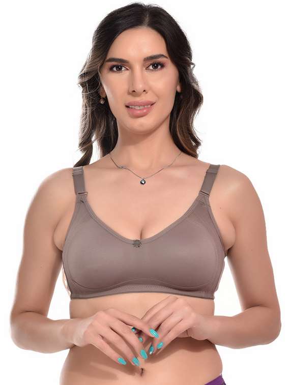 brown hosiery tshirt bra