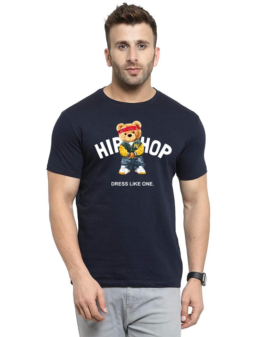 round neck printed regular t-shirt - 19814042 - Zoom Image - 0
