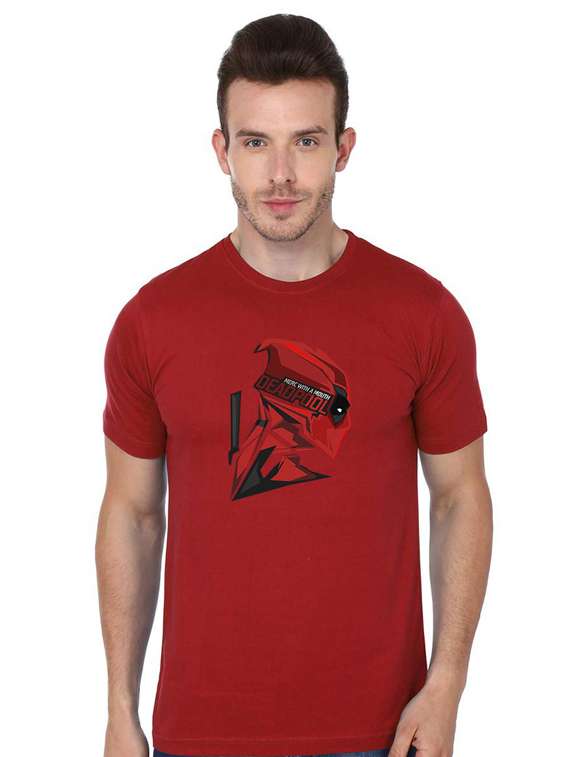 printed round neck regular t-shirt