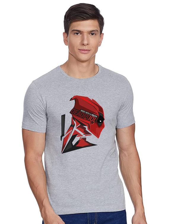 printed round neck regular t-shirt - 19814085 - Zoom Image - 0
