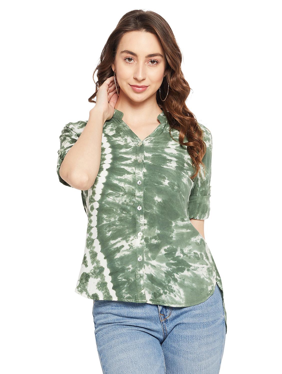 tie and dye regular shirt