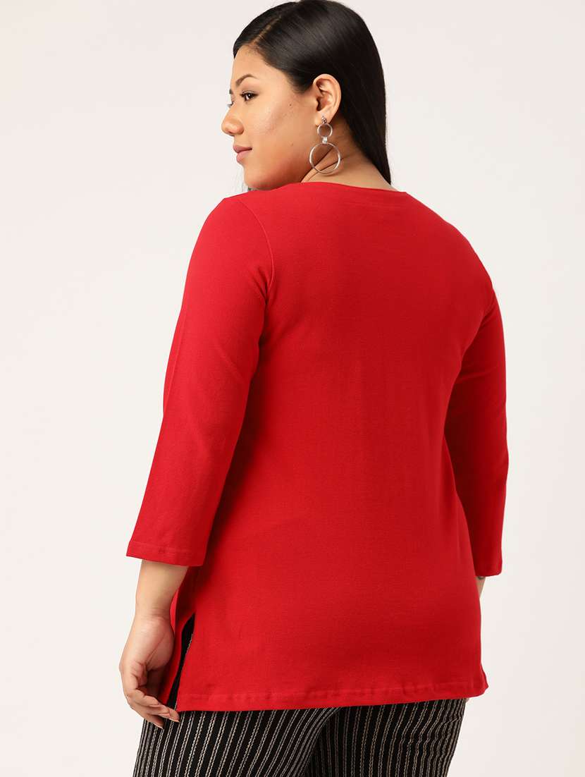 women's plain v neck t-shirt - 19814872 -  Standard Image - 2