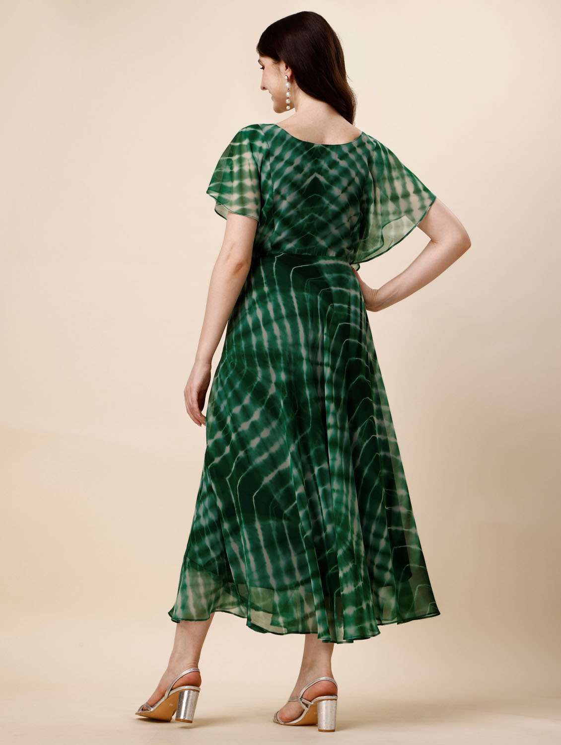 women's fit & flare self design dress - 19814913 -  Standard Image - 2