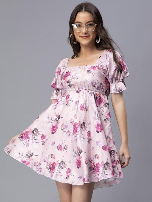 women's fit & flare floral dress - 19815084 -  Standard Image - 0