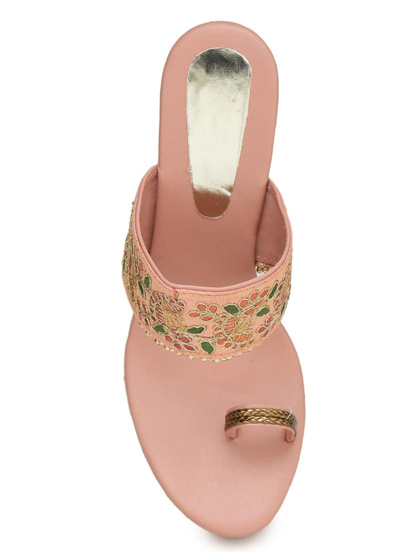 embellished one toe wedges - 19815296 - Standard Image - 2