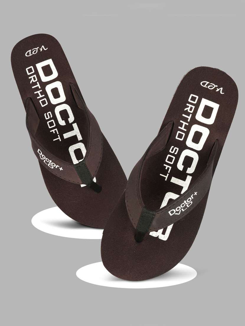 brown eva toe separator slippers