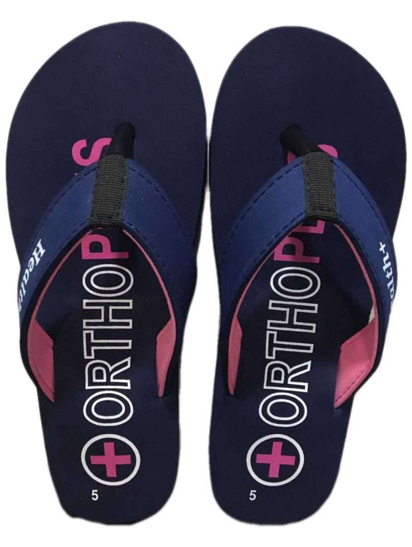 women printed orthosoft flip flop