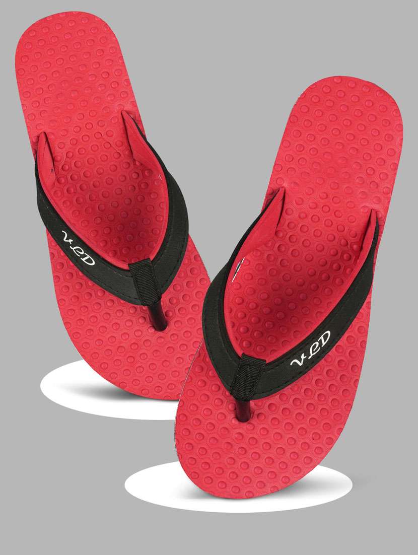women textured orthosoft flip flop