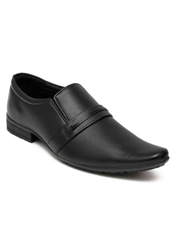 solid slip on formal shoes - 19818889 -  Zoom Image - 0