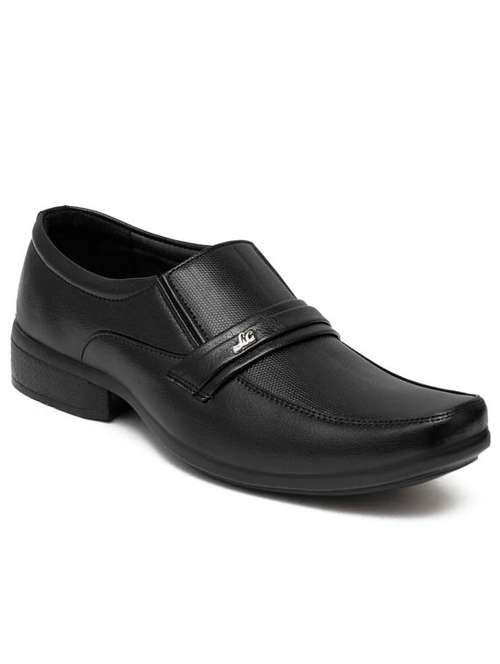 solid slip on formal shoes