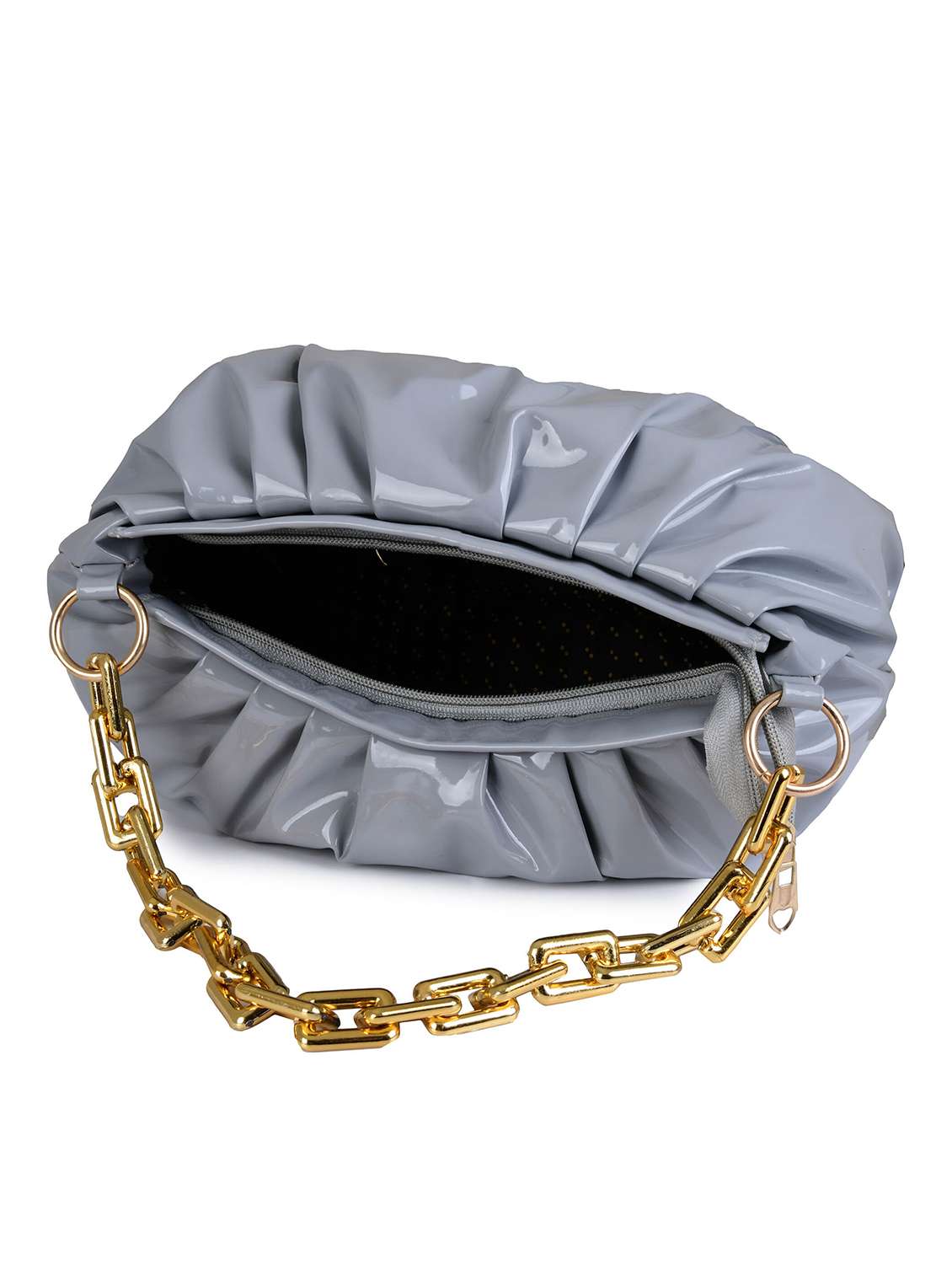 grey leatherette (pu) sling bag - 19820020 -  Standard Image - 2