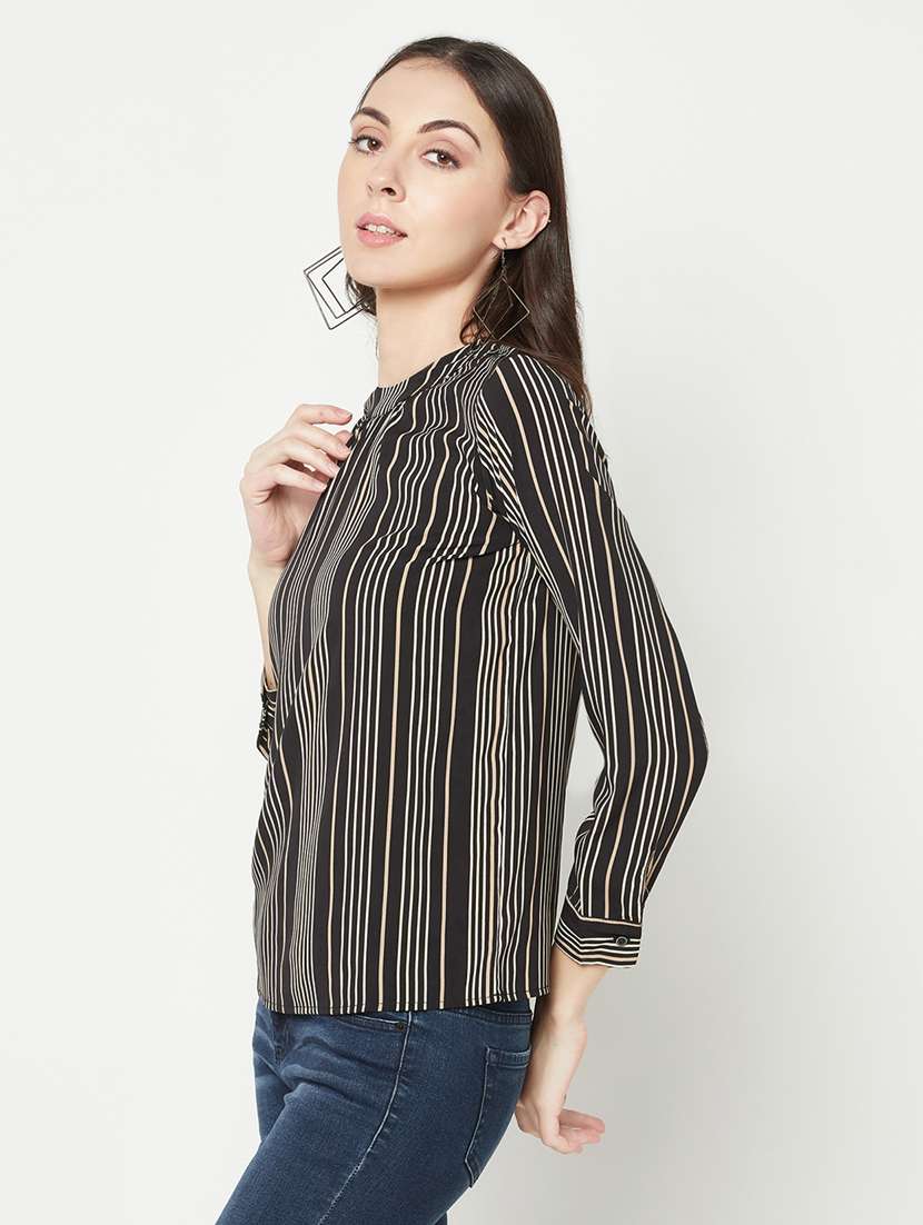 women's straight round neck top - 19820224 - Standard Image - 2