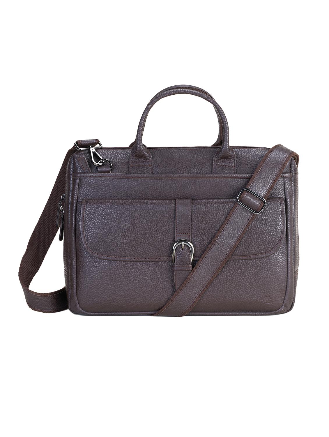 brown leather laptop bag - 19820250 -  Zoom Image - 0