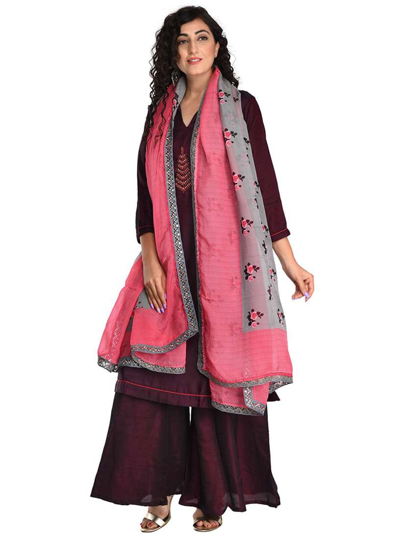 floral printed dupatta