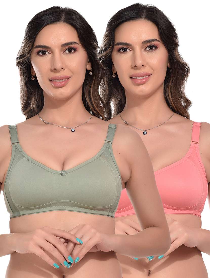 pink hosiery tshirt bra