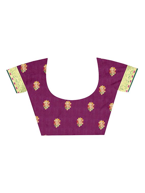 women's banarasi saree with blouse - 19825513 - Standard Image - 2