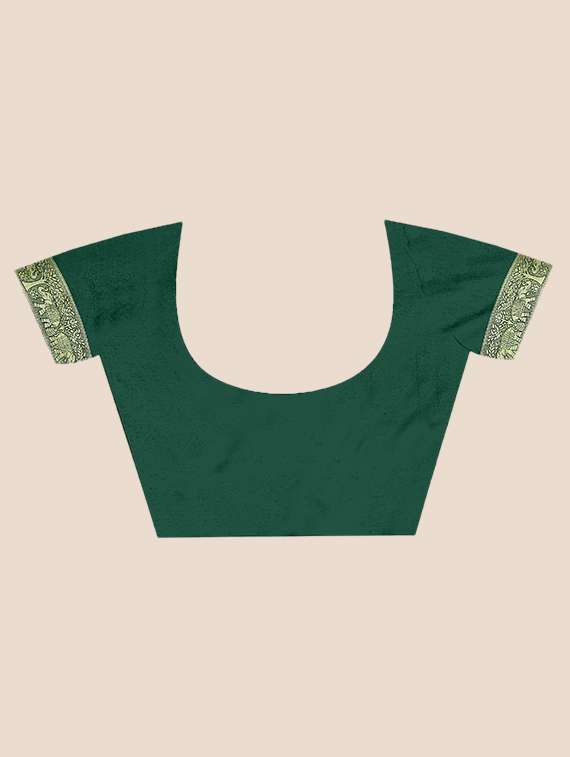 women's banarasi saree with blouse - 19825598 -  Standard Image - 2