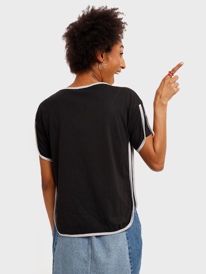 round neck solid regular tee - 19826224 - Standard Image - 2