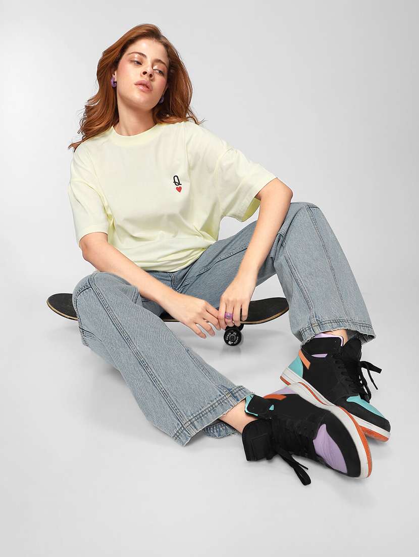 yellow cotton regular tee - 19826432 -  Standard Image - 2