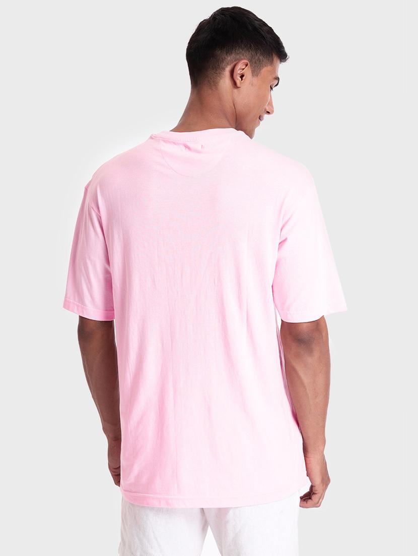 round neck color blocked regular t-shirt - 19826987 - Standard Image - 2