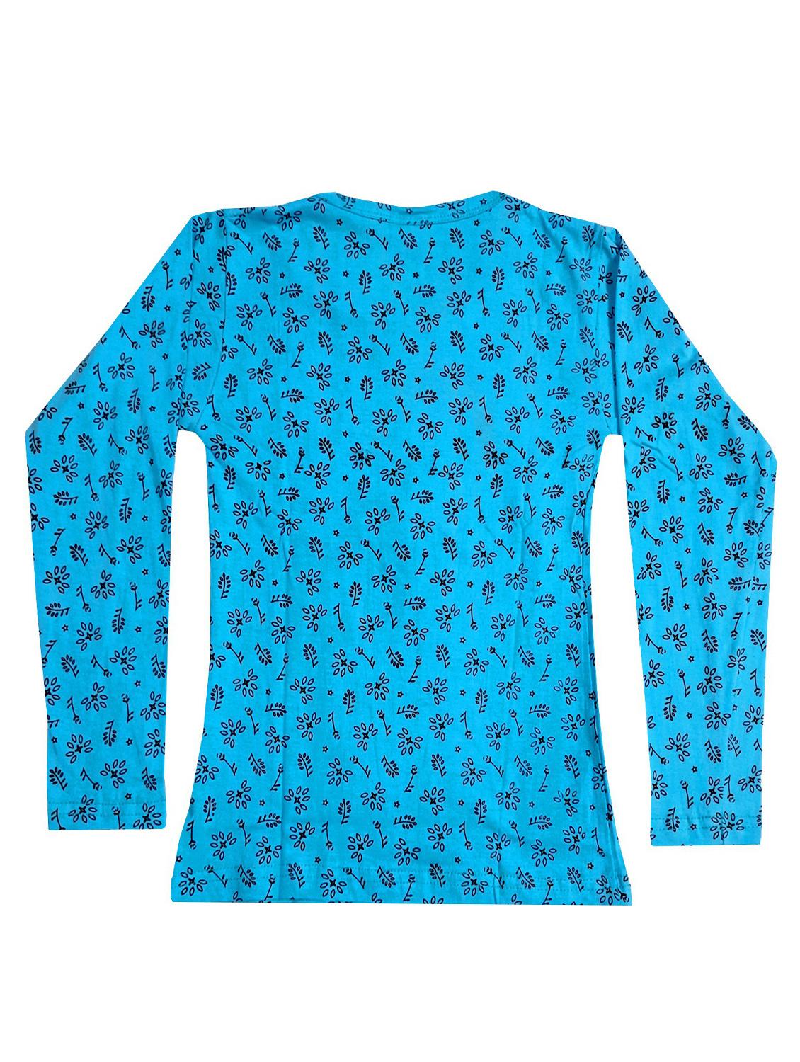 girls round neck printed tee - 19830775 - Standard Image - 2