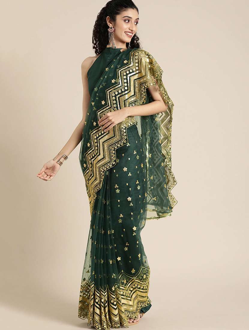 women's embellished saree with blouse
