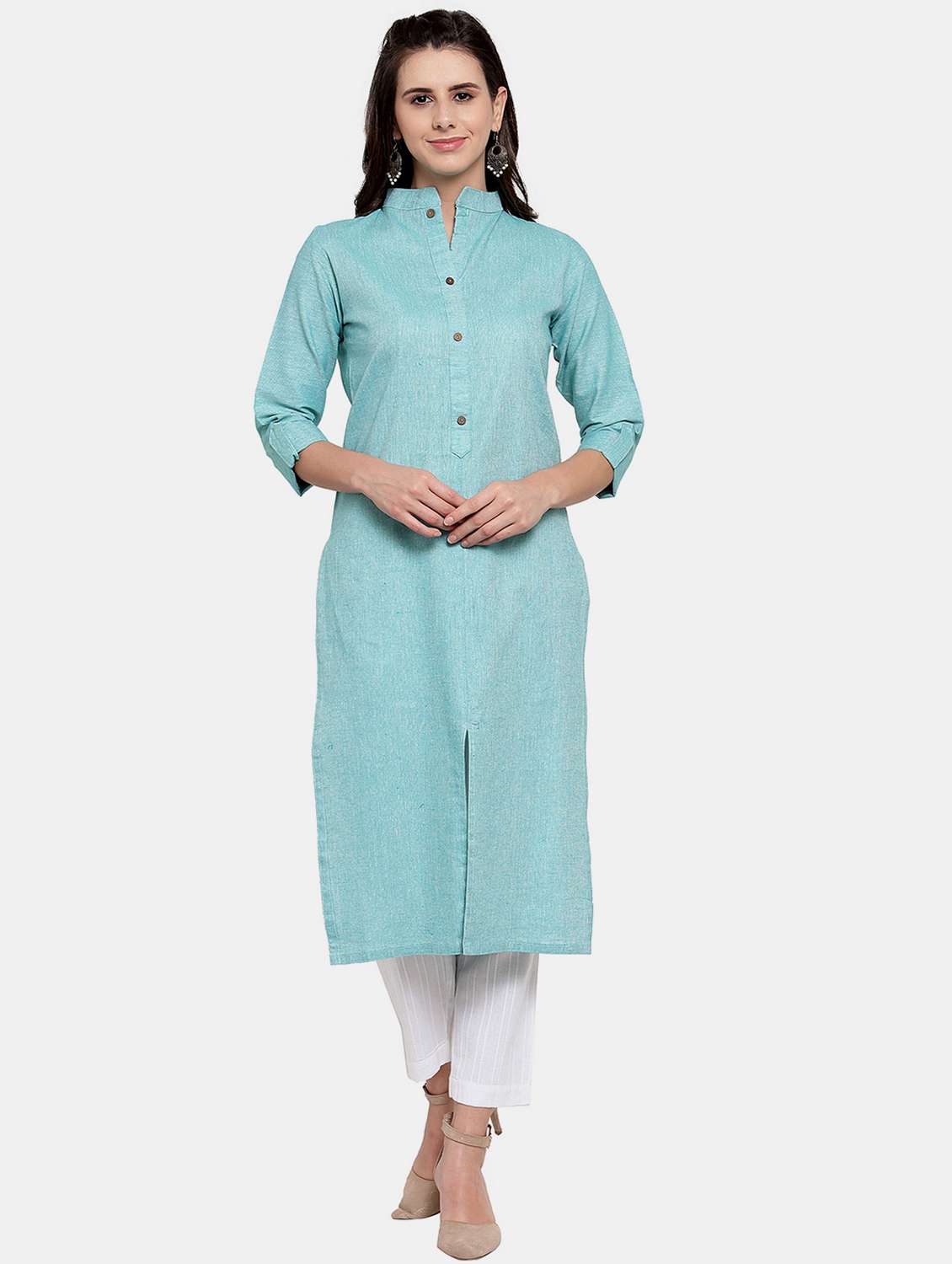 women's front slit kurta