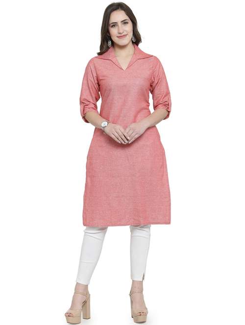 women's straight kurta - 19832240 - Standard Image - 0